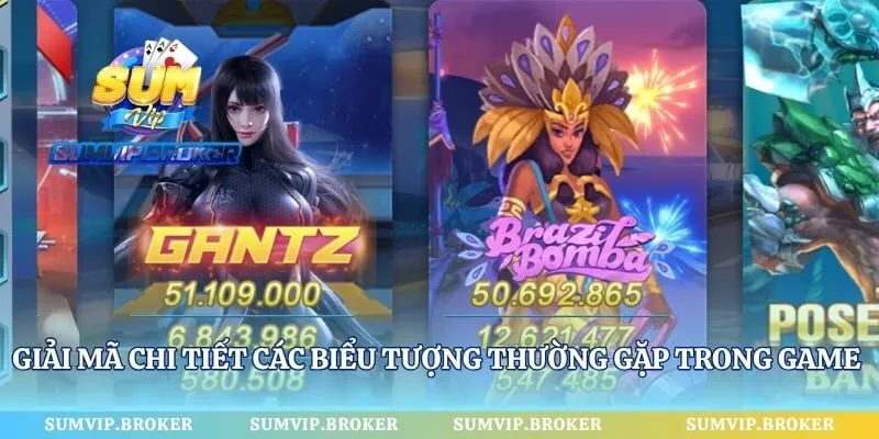 Giải mã chi tiết các biểu tượng thường gặp trong game nổ hũ