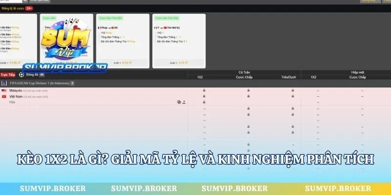 Kèo 1x2 Là Gì? Giải Mã Tỷ Lệ Và Kinh Nghiệm Phân Tích