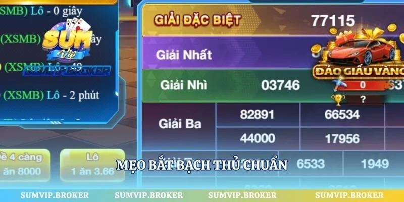 Mẹo bắt bạch thủ chuẩn